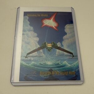 1993 skybox Master Series Defending The Whales Star Trek IV: The Voyage Home #58